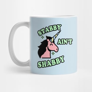 Stabby Not Shabby Magical Unicorn Mug